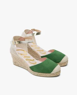 Cuna Yute Con Con Pulsera Serraje Verde