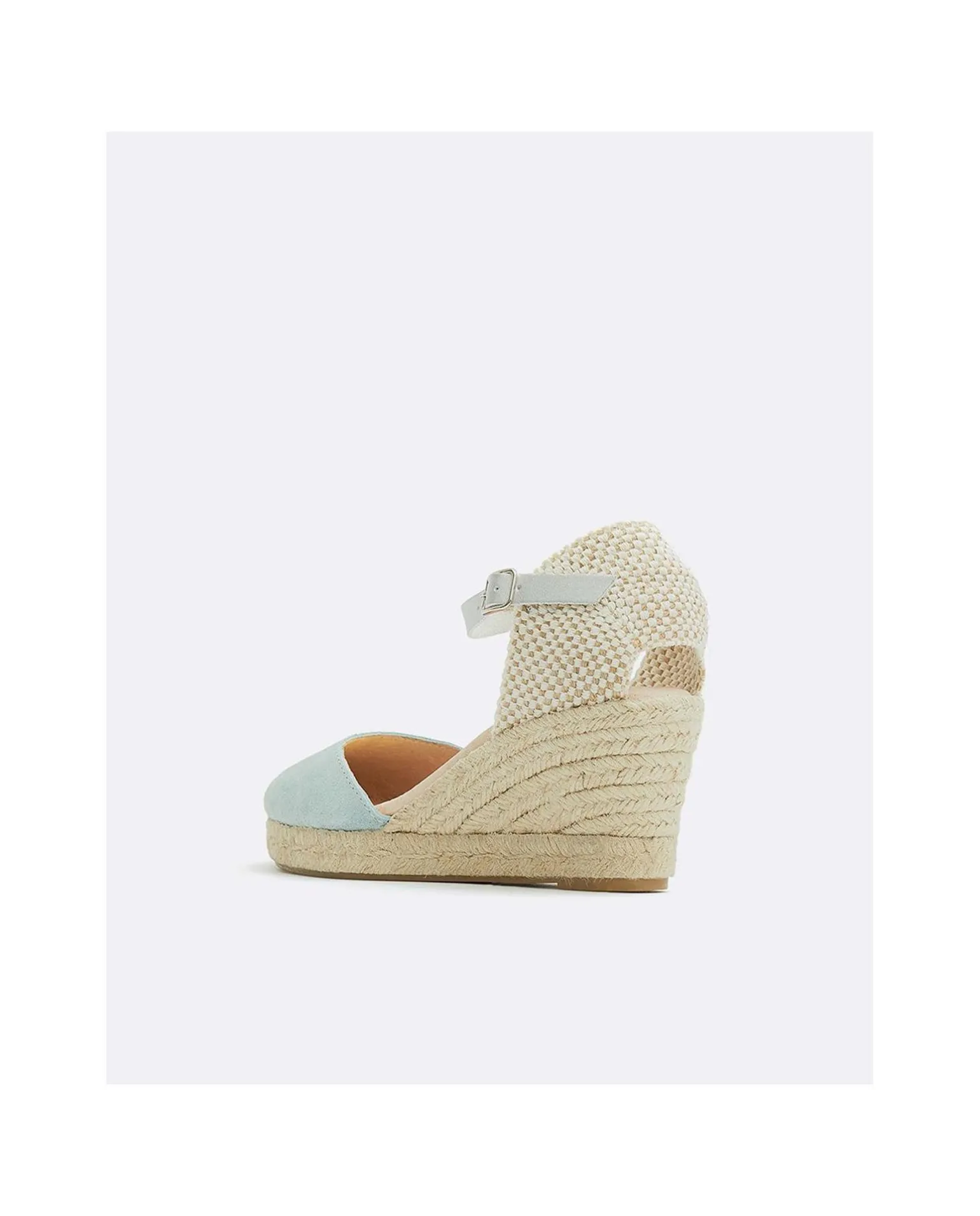 Cuna Yute Con Pulsera Serraje Celeste