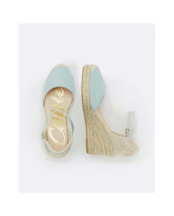 Cuna Yute Con Pulsera Serraje Celeste