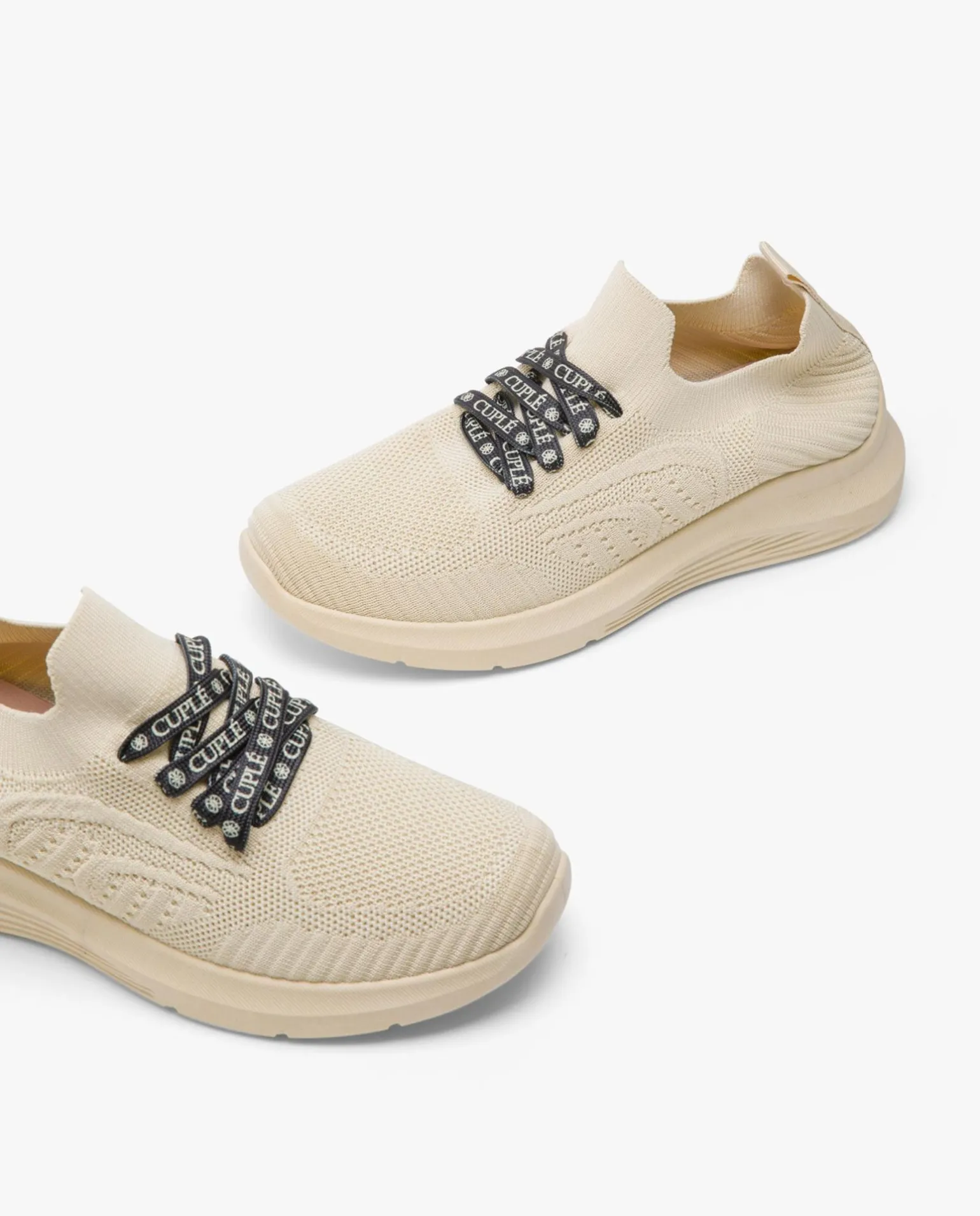 Deportivo Calcetin Textil Beig