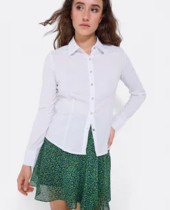 Falda Volantes Gasa Leopardo Verde