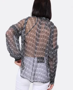 Maxiblusa Romantica Gasa Monogram