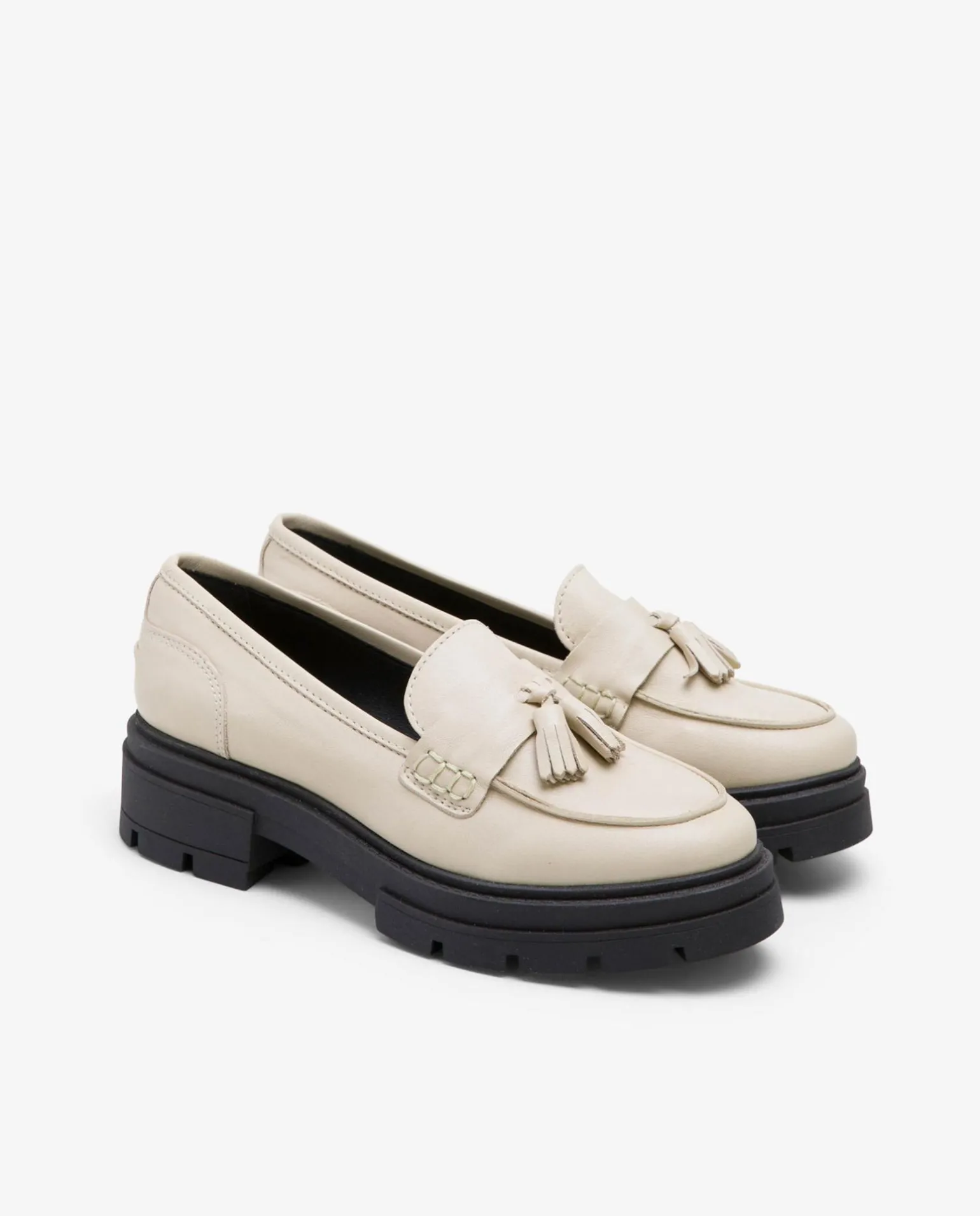 Mocasin Borla Napa Beig