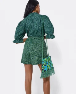 Mono Corto Crep Leopardo Verde