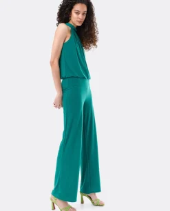 Mono Largo Lazo Punto Circular Verde