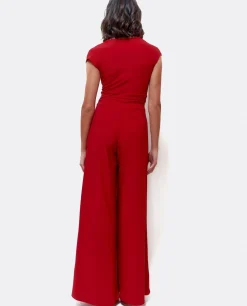 Mono Nudo M/C Punto Circular Rojo