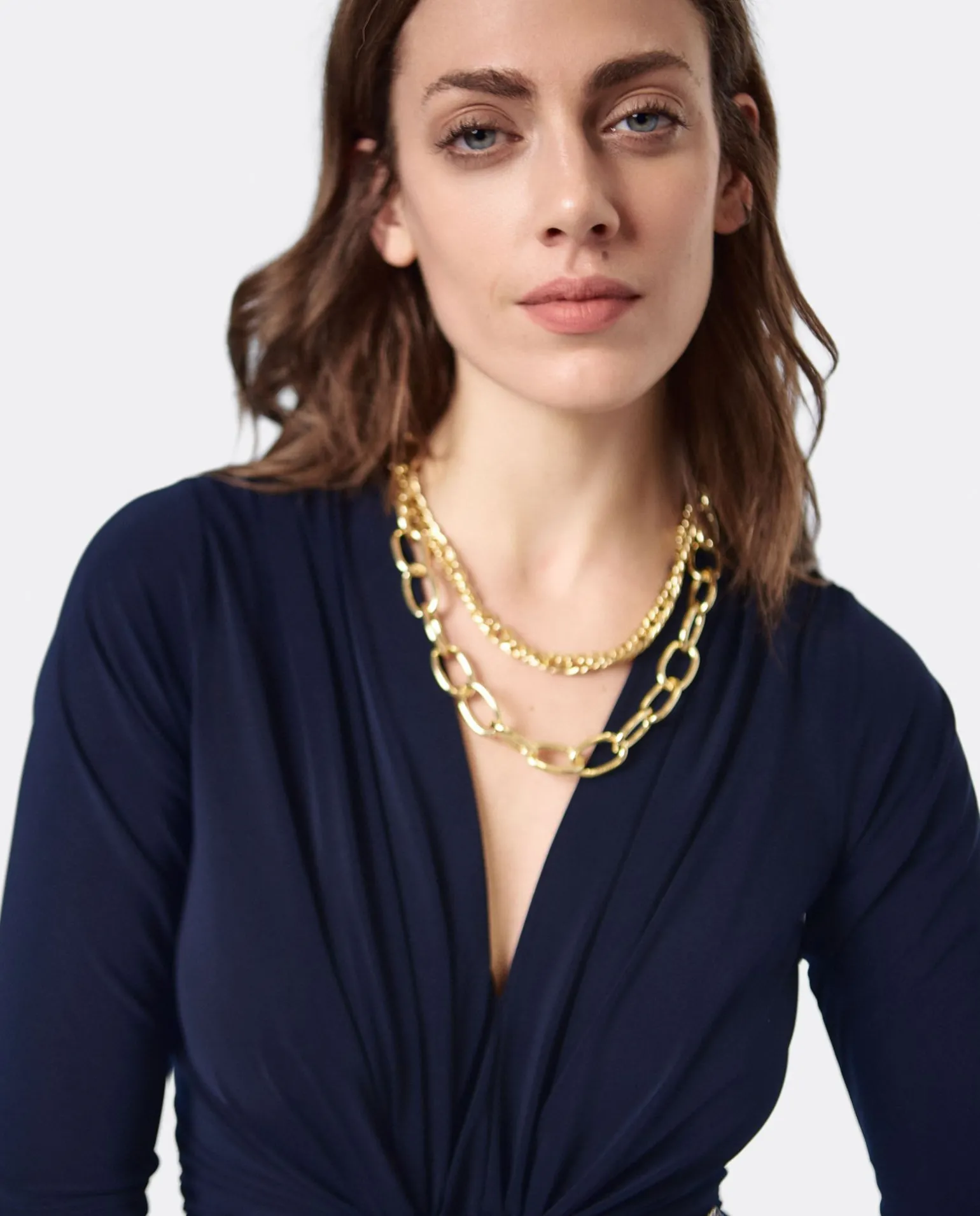 Mononudo Punto Circular Marino