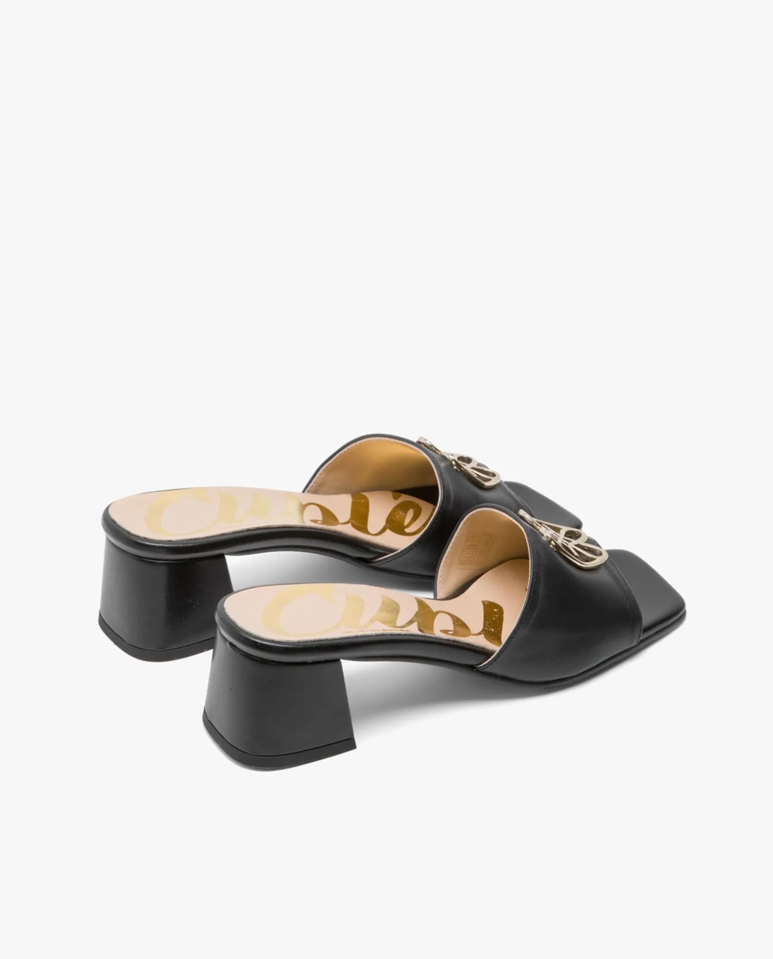 Pala Logo Piel Negro