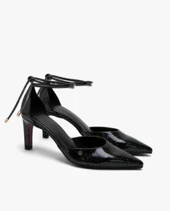 Pala Talon Medio Charol Negro