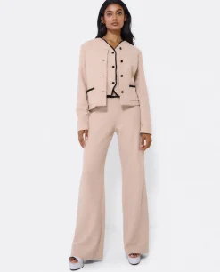 Pantalon Puntilla Tweed Beig