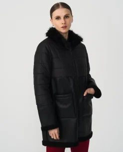 Parka Polipiel Nylon Negro