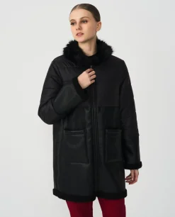 Parka Polipiel Nylon Negro