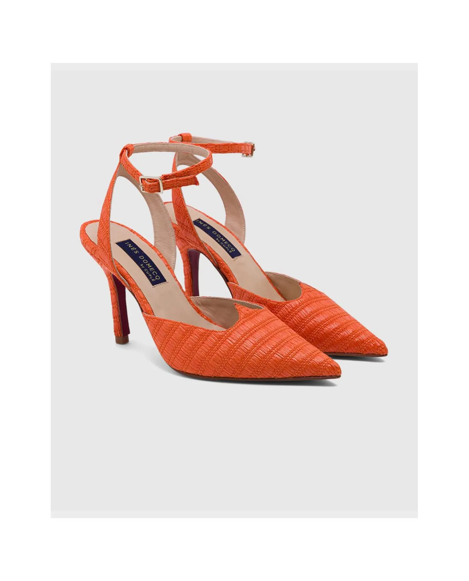 Salon Dest. Vejer Rafia Naranja