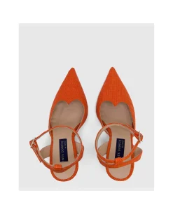 Salon Dest. Vejer Rafia Naranja