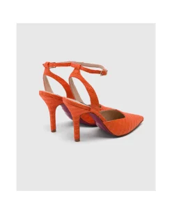 Salon Dest. Vejer Rafia Naranja