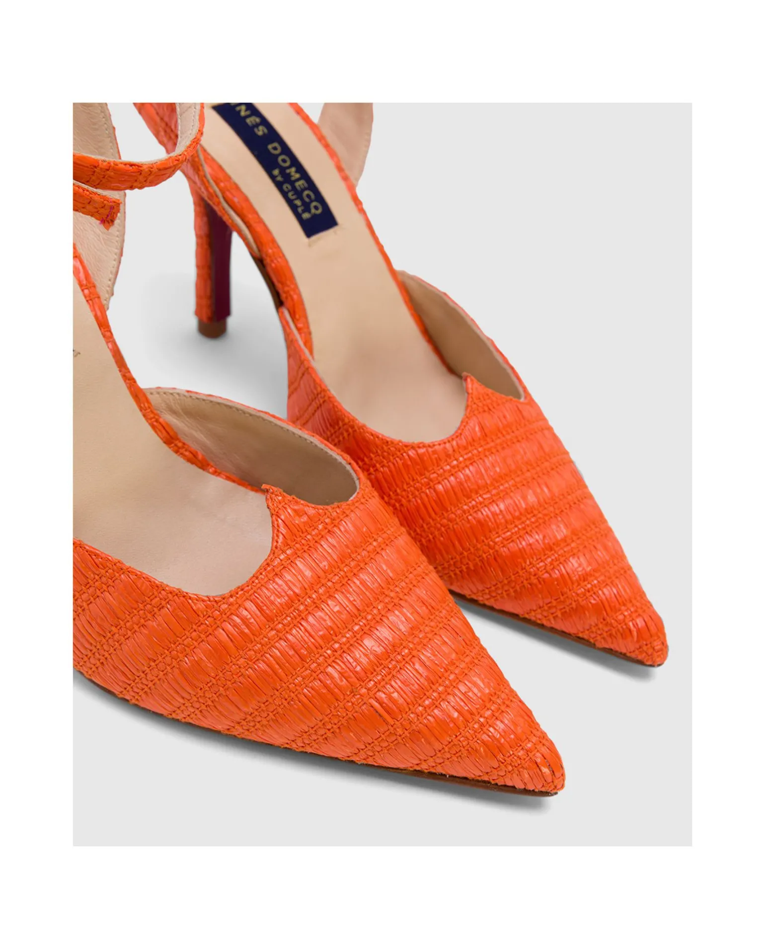 Salon Dest. Vejer Rafia Naranja