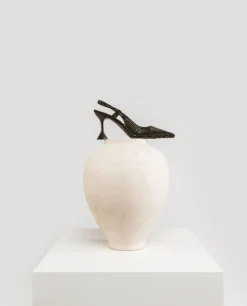 Salon Destalonado Strass Raso Negro