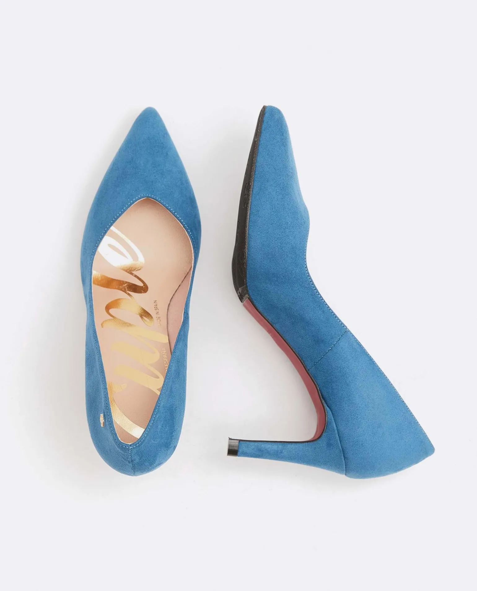 Salon Pico Ultrasuede Azul