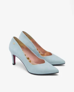 Salon Pico Ultrasuede Celeste