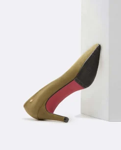 Salon Pico Ultrasuede Kaki