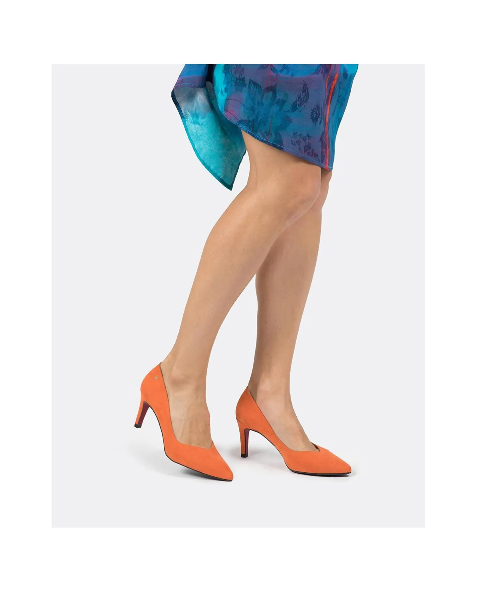 Salon Pico Ultrasuede Naranja