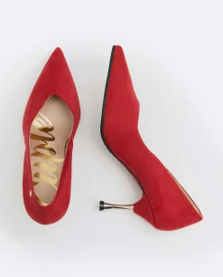 Salon Pico Ultrasuede Rojo