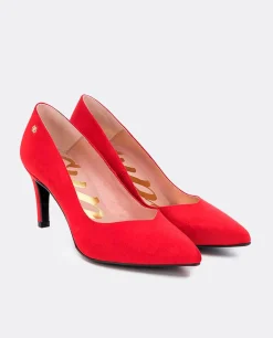 Salon Pico Ultrasuede Rojo