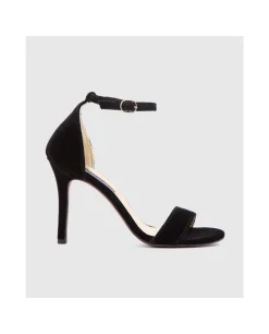 Sandalia Almeria Terciopelo Negro