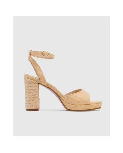 Sandalia Almunecar Rafia Beig