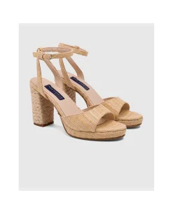 Sandalia Almunecar Rafia Beig
