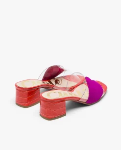 Sandalia Corazon Vinilo Transparente