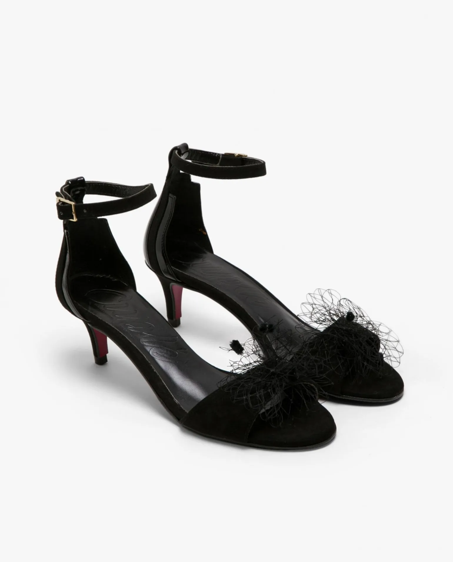 Sandalia Pala Ultrasuede Negro