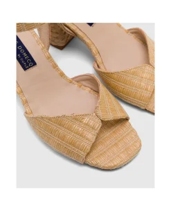 Sandalia Sanlucar Rafia Cuero