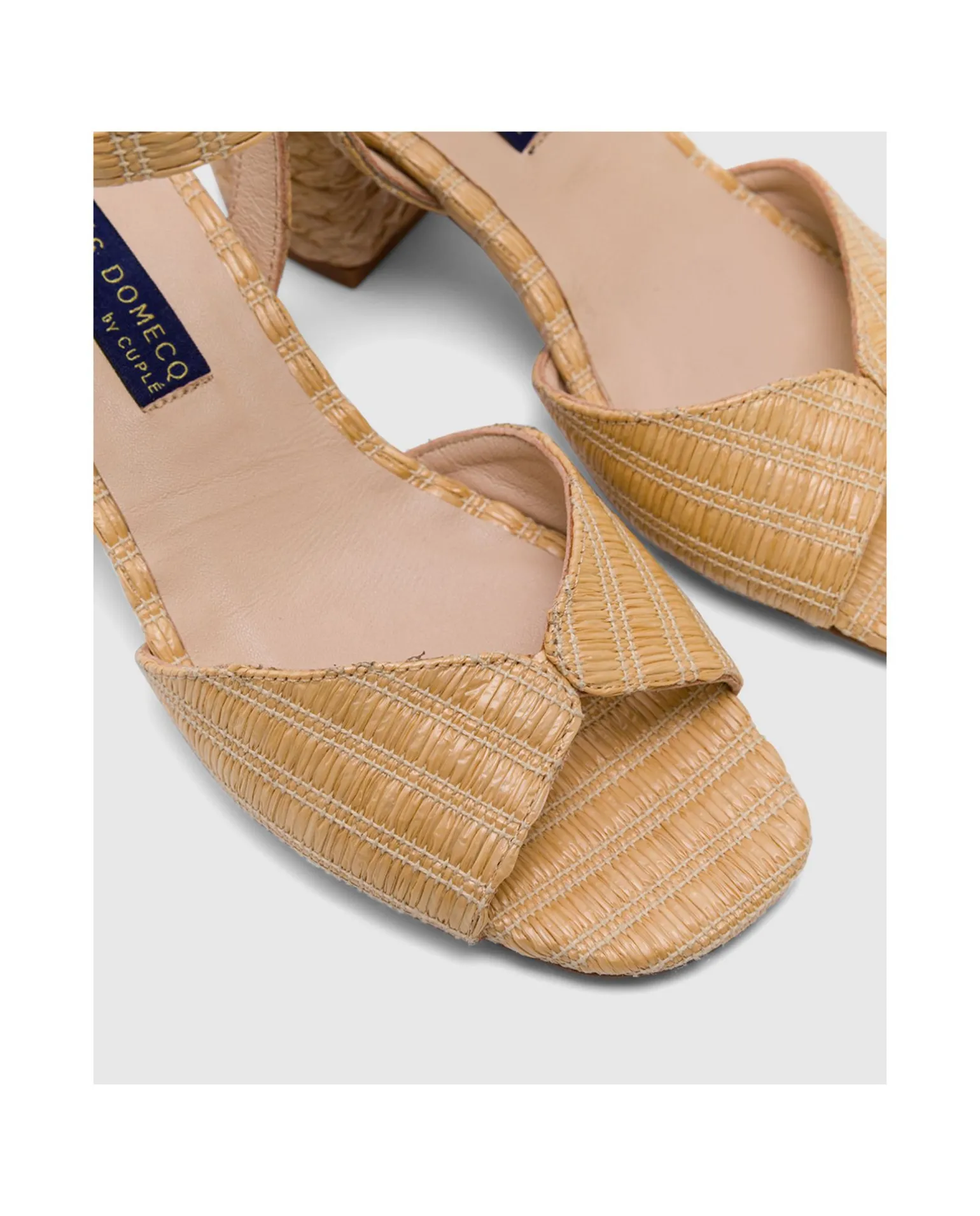 Sandalia Sanlucar Rafia Cuero