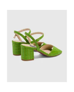 Sandalia Sanlucar Rafia Verde