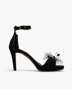 Sandalia Ultrasuede Negro