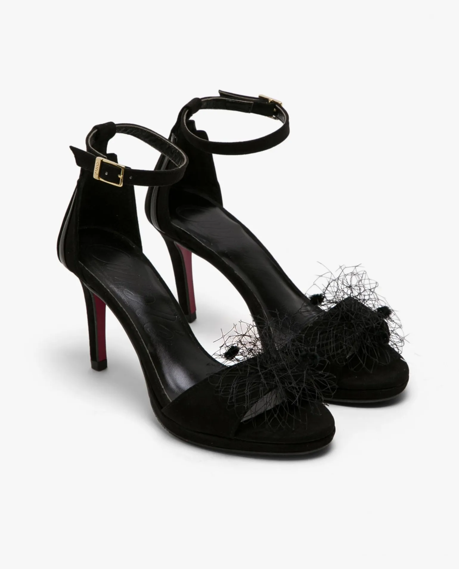 Sandalia Ultrasuede Negro