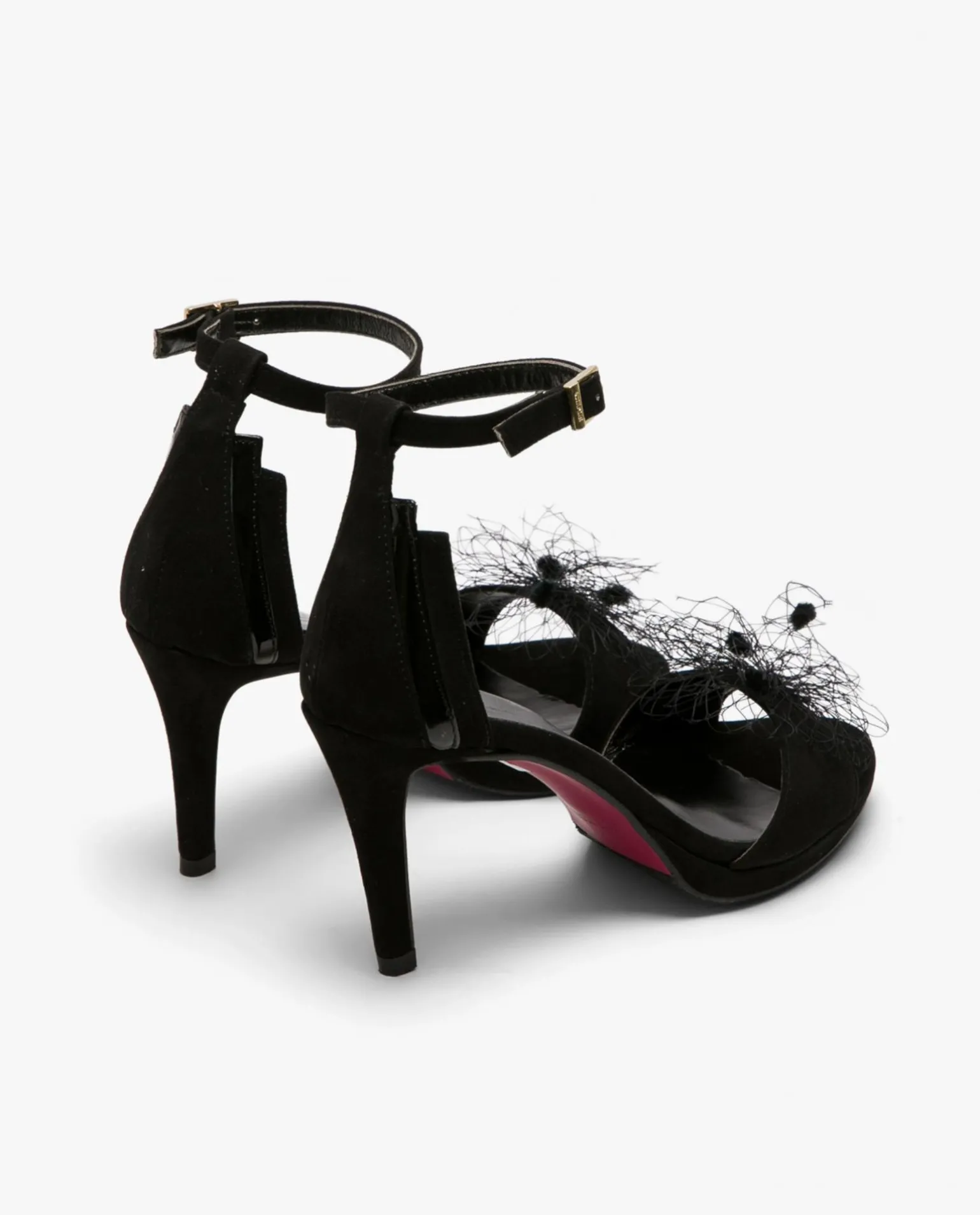 Sandalia Ultrasuede Negro