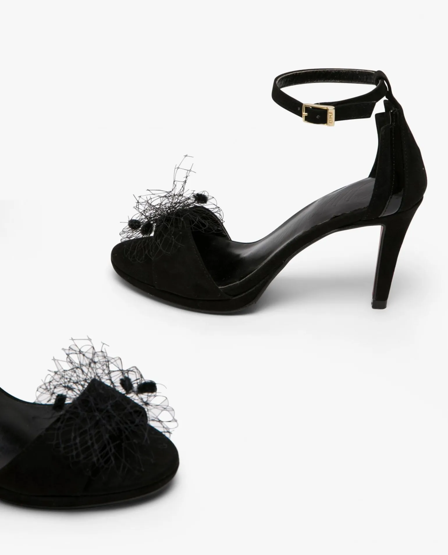 Sandalia Ultrasuede Negro