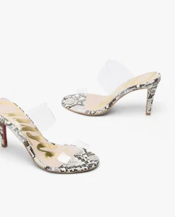 Sandalia Vinilo Transparente