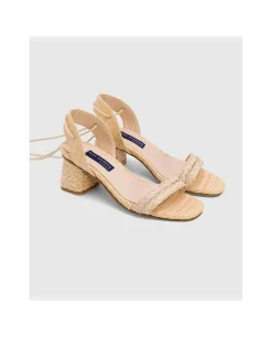 Sandalia Zahara Rafia Beig
