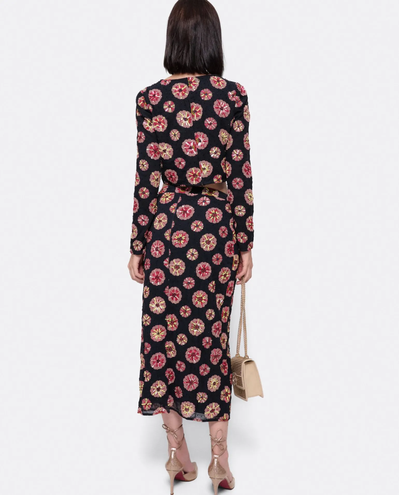 Top Gasa Estampado Flor Multi