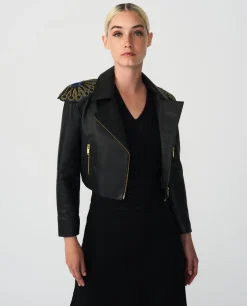 Torera Hombrera Napa Negro