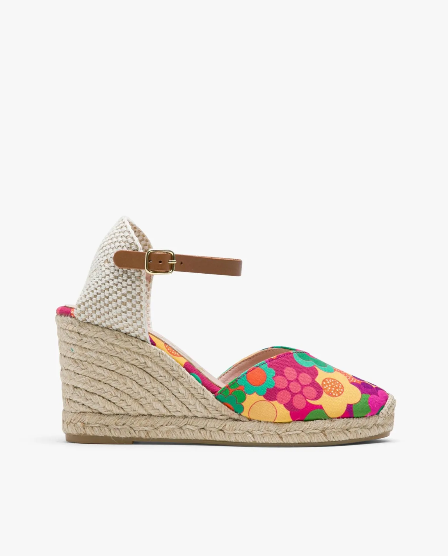 Valenciana Pico Tejido Estampado Flores