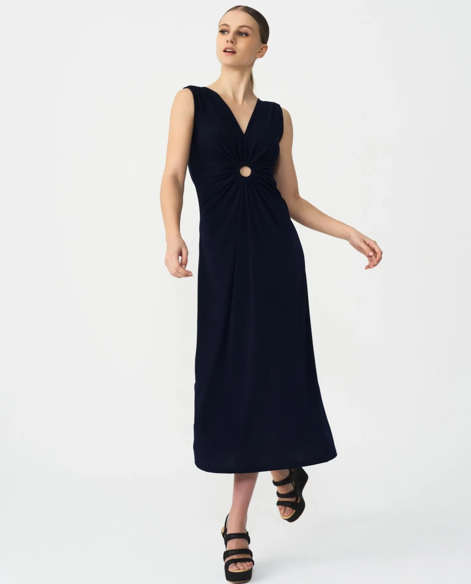 Vestido Aro Cintura Punto Marino