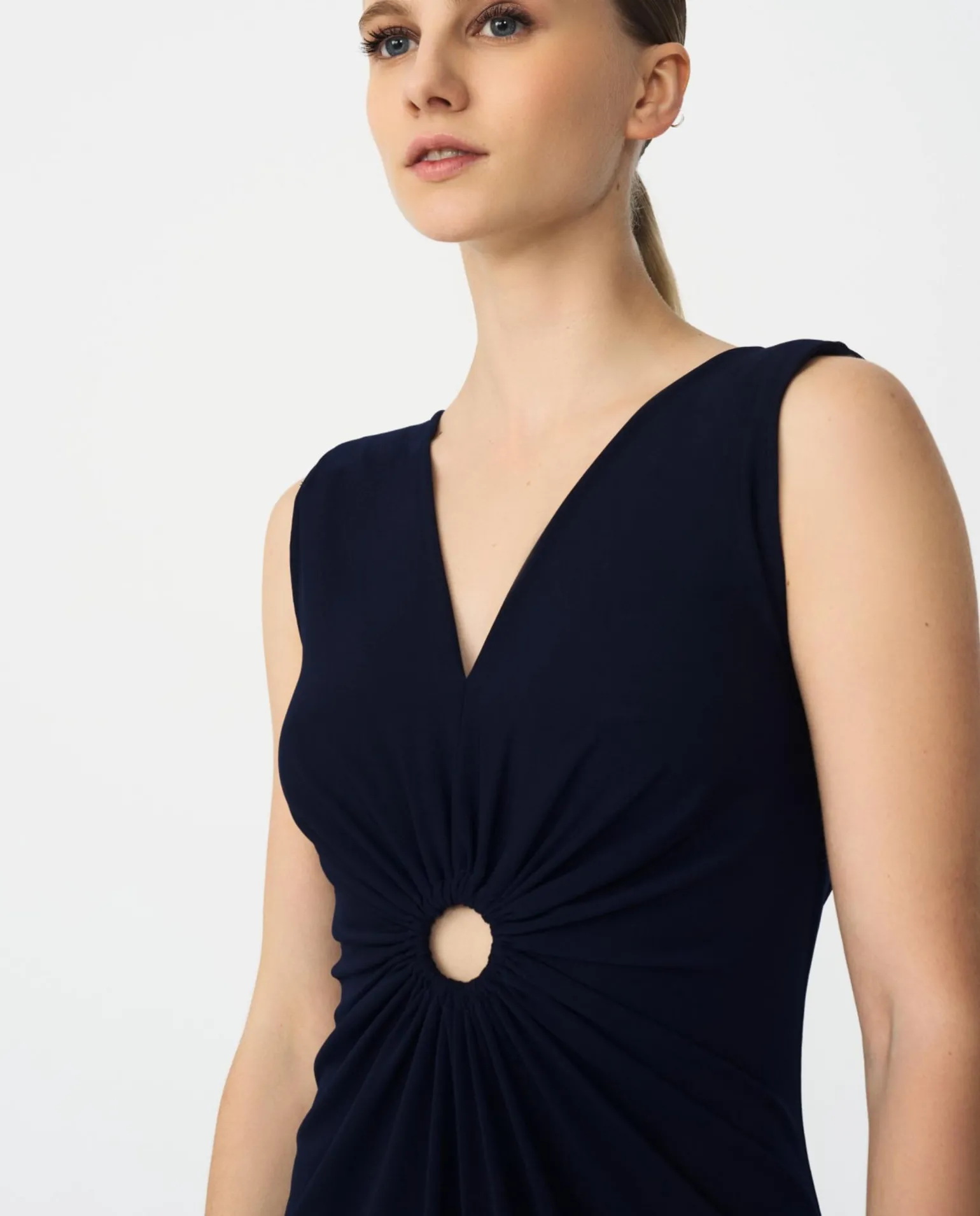 Vestido Aro Cintura Punto Marino