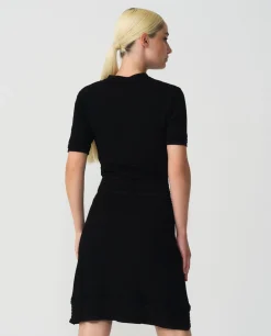 Vestido M/C Punto Negro