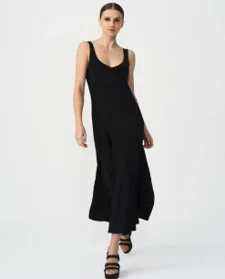 Vestido Midi Punto Negro