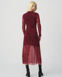 Vestido Mini Estampado Tul Estampado Flor Cool