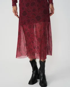 Vestido Mini Estampado Tul Estampado Flor Cool